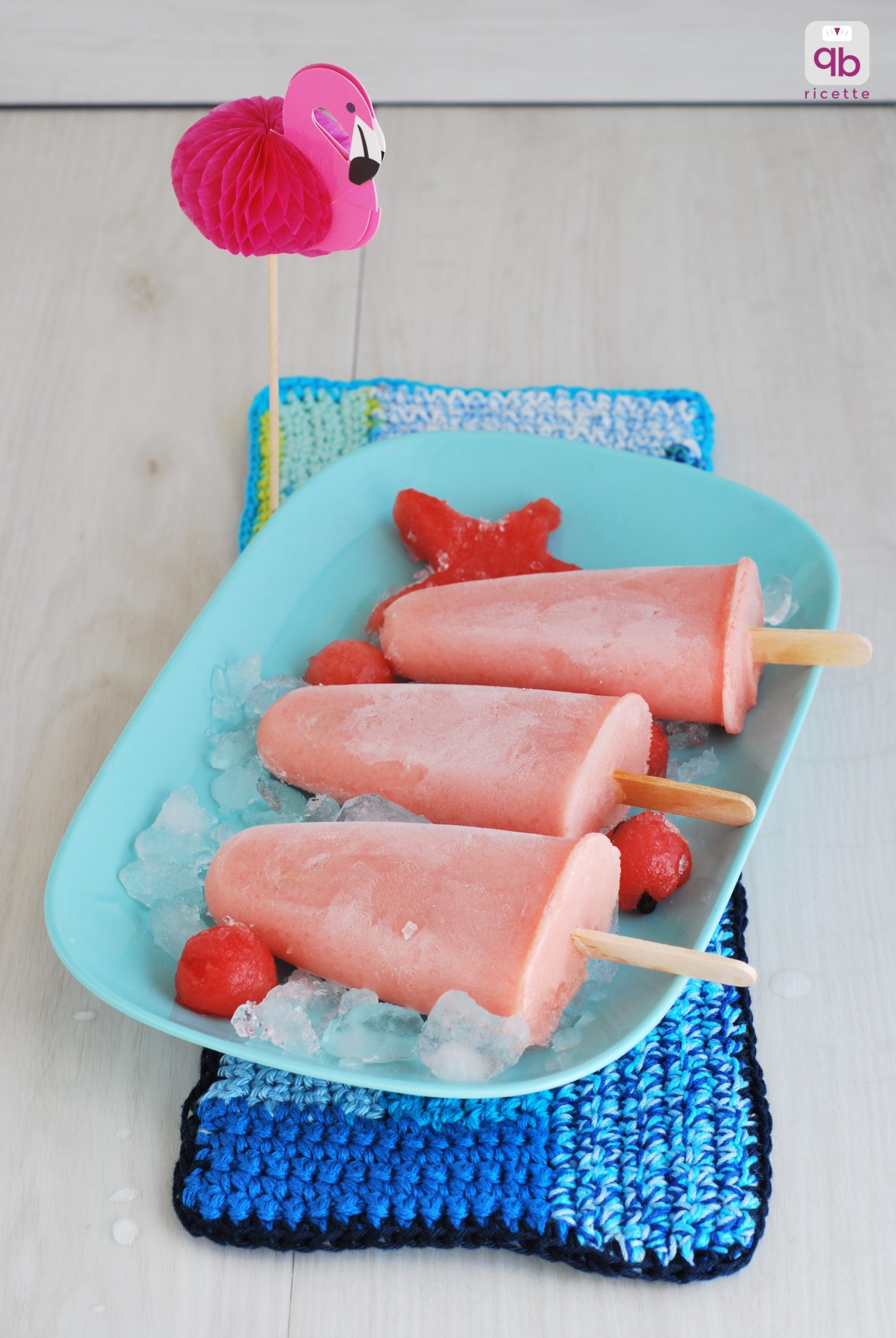 ghiaccioli yogurt e anguria