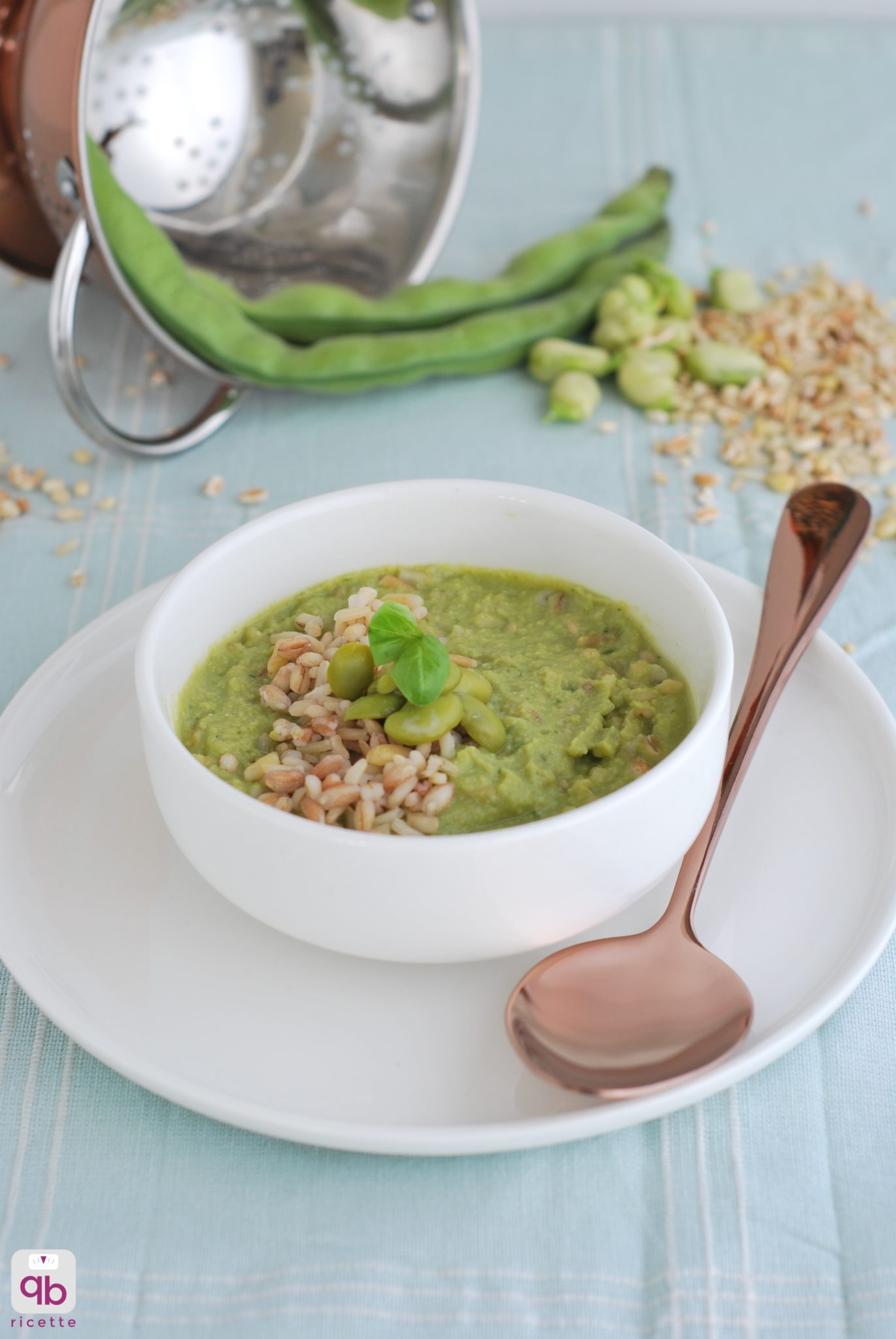 minestra di fave e farro