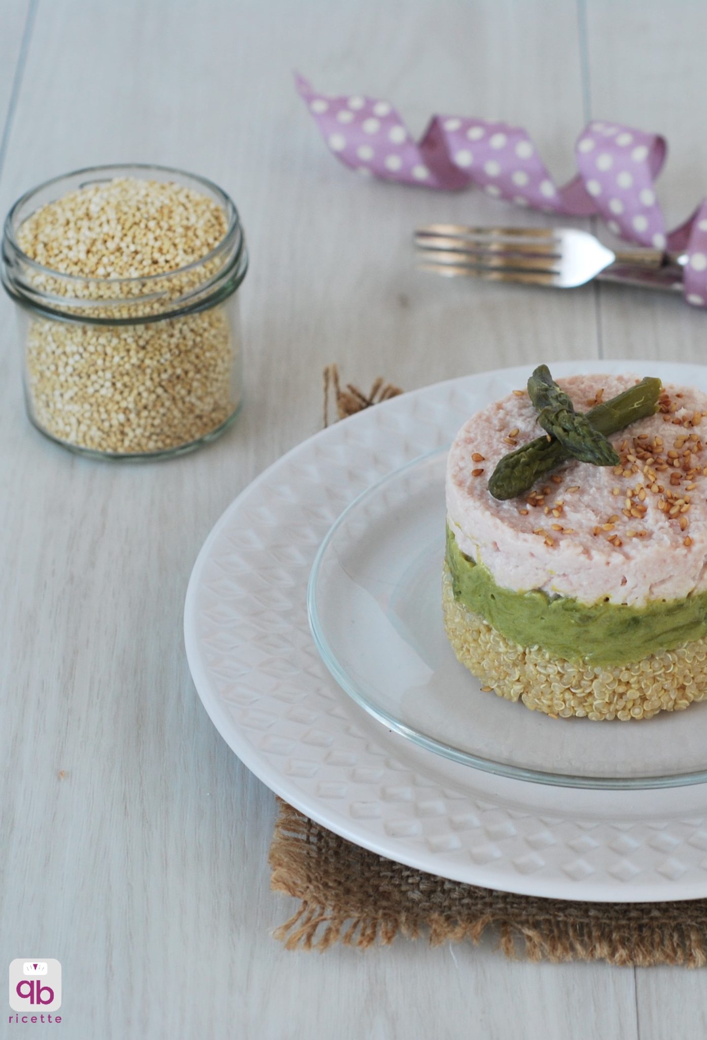 cheesecake con asparagi
