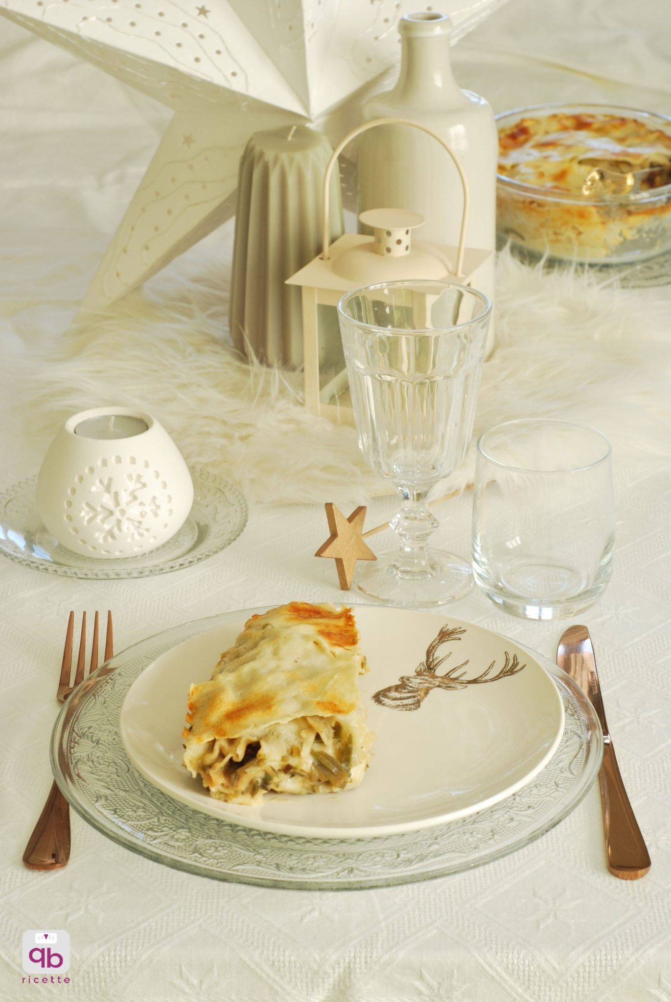 lasagne light con carciofi